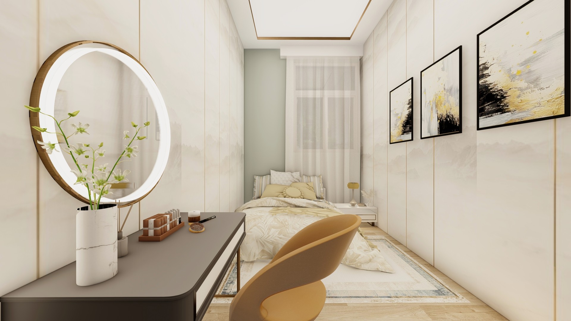 17-SEKEN HOMES 4th-22th Floor 125msq Unit Bed Room-02